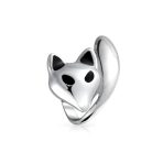 Set of 3 Koala Panda, Elephant, Foxy Lady Animal Fox Charm Bead Sterling Silver - Image 4