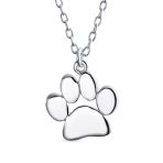 BFF Animal Lover Pet Dog Cat Paw Print Stud Earrings Pendant Set .925 Sterling Silver - Image 6