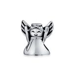 Happy Guardian Fairy Halo Angel & Star Charm Bead Silver for European Bracelet