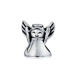 Happy Guardian Fairy Halo Angel & Star Charm Bead Silver for European Bracelet