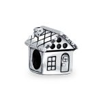 Set of 2 New Homeowner & Cartoon Family Friends Charm Bead Sterling Silver - Image 3