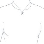 Hawaii Ocean Starfish Pendant Necklace Sterling Silver - Image 3