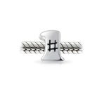 Set of 2 Winner First Place #1 & Best Friends Forever BFF Charm Bead Silver - Image 3