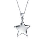 American Patriotic Celestial Star Necklace Earrings Set - Image 2