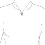 Spiritual Faith Dove Pendant Necklace in Sterling Silver - Peace Bird Design - Image 2