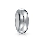 Set of 2 Clasp Spacer Charm Black Rubber Stopper Bead Sterling Silver - Image 4
