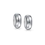 Set of 2 Clasp Spacer Charm Black Rubber Stopper Bead Sterling Silver - Image 2