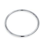 Plain Simple Beveled Edge Black Matte Titanium Wedding Band Ring 8MM Comfort Fit
