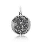 Religious Medal Saint Michael Pendant Necklace Silver for Military Police - Image 4