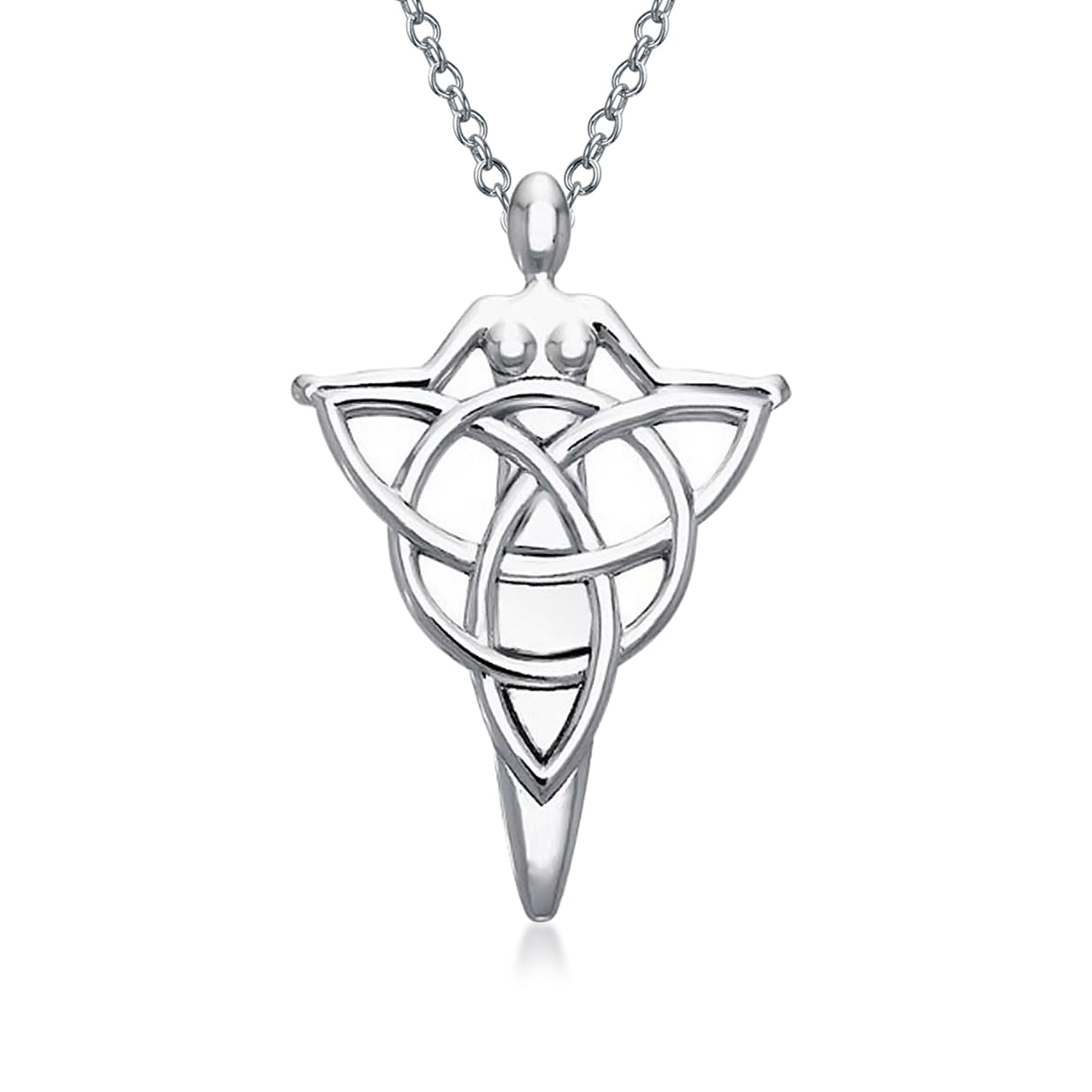 sterling-triquetra-danu-goddess-pendant_ps-tpd1203-az_1 Irish Triquetra Celtic Danu Goddess Tree Protector Pendant Necklace Silver - Image 1