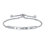 Ayllu Heart Infinity Clover Love Luck & Unity Bolo Bracelet & Stud Earrings - Image 3