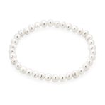 Classic Freshwater Cultured Pink Pearl Stretch Bracelet Stackable Strand 8MM