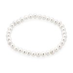 Classic Freshwater Cultured Pink Pearl Stretch Bracelet Stackable Strand 8MM