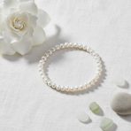 Classic Freshwater Cultured Pink Pearl Stretch Bracelet Stackable Strand 8MM - Image 7