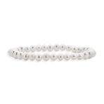 Classic Freshwater Cultured Pink Pearl Stretch Bracelet Stackable Strand 8MM - Image 3