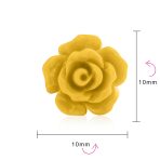 Romantic 3D Carved Flower Pink Peach Rose Stud Earrings Lightweight 10MM - Image 48