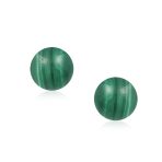 10MM Natural Gemstone Drop Ball Earrings Sterling Silver - Image 11