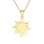 Irradiance Summer Beach Fire Opal Pendant Necklace Gold Plated Sterling Silver - Image 4