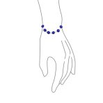 Good Luck Amulet Turkish Translucent Green Glass Evil Eye Bracelet .925 Sterling Silver 7.5 Inch - Image 41