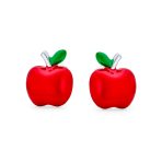 Watermelon Apple Pineapple Cupcake Strawberry Cherry Enamel Stud Earrings - Image 9