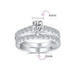 1CT Pear Cubic Zirconia Cocktail Statement Ring Pave Band - Image 3