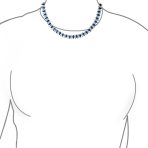Vintage Art Deco Collar Necklace Clear White Cubic Zirconia for Bridal Events - Image 10