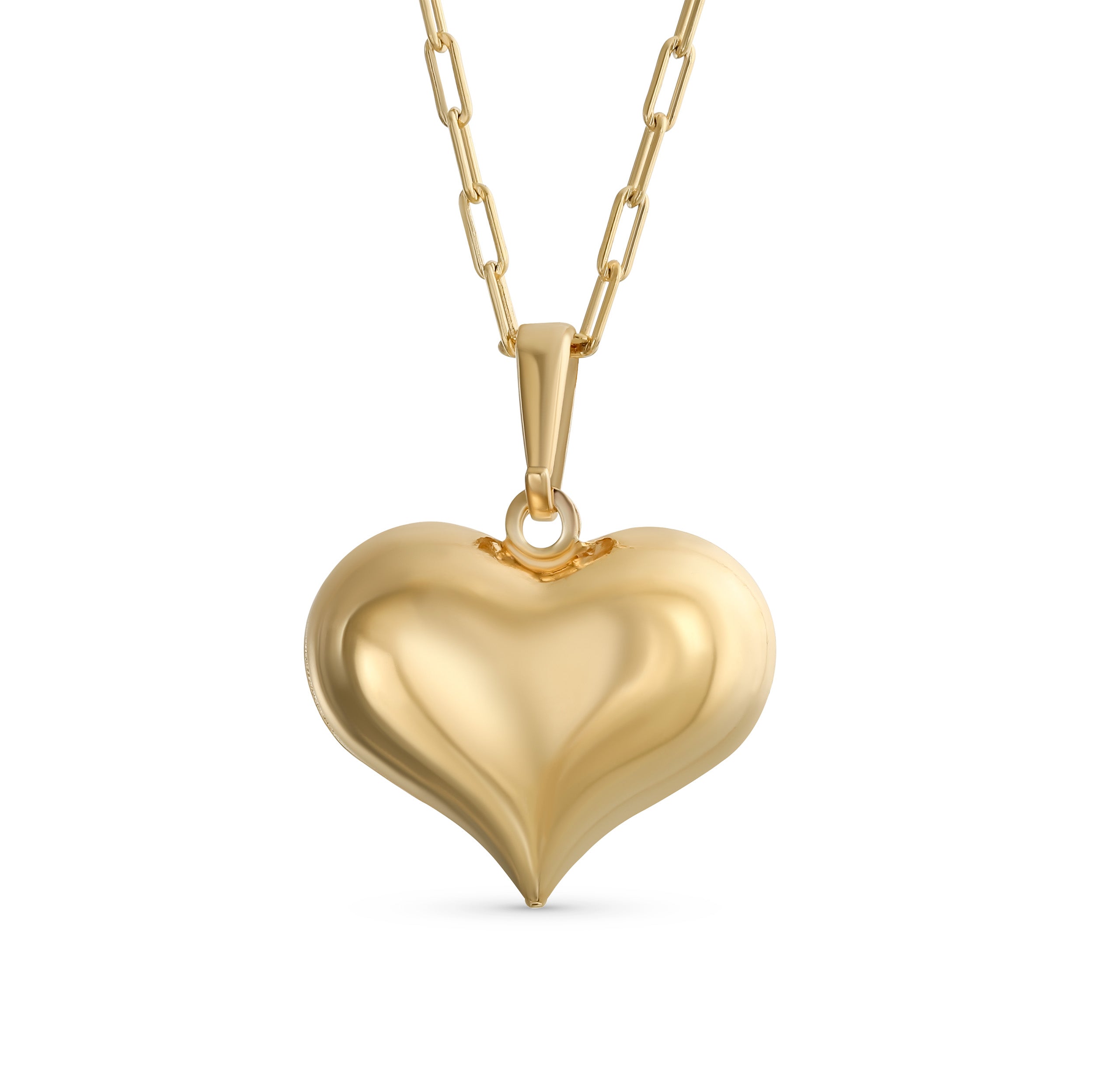 traditional-keepsake-flat-heart-shaped-sgs-p151_11 Simple ABC Heart Shape Initial Pendant Necklace 18K Gold Plated A-Z Letters - Image 1