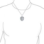 Rising Sun Celtic Knot Tree Of Life Pendant Necklace in Sterling Silver - Image 3