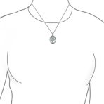 Lapis Turquoise Abalone Tree of Life Pendant Necklace in Sterling Silver - Image 9
