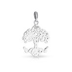 Tree of Life Pendant Necklace Celtic Mothers Family Medallion Oxidized .925 Sterling Silver - Image 2