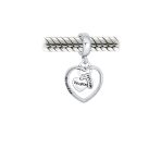 BFF Trio Hearts Dangle Charm Bead Grandma Sterling Silver - Image 3
