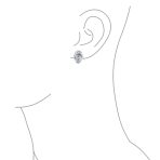 Classic Interlocking Love Knot Clip On Earrings Non Pierced Ears Gold Silver Plated - Image 8