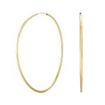 Timeless Minimalist Hoop Huggie Earrings Gold Plated 2-3mm Various Sizes - Image 3