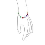Good Luck Amulet Turkish Translucent Green Glass Evil Eye Bracelet .925 Sterling Silver 7.5 Inch - Image 32