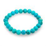 Natural Stone Multi Color Stackable Round 8MM Ball Beads Strand Stretch Bracelet - Image 30