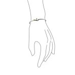 Stacking Bangle Bracelet Hook Eye Gold Plated Silver - Image 4