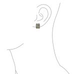 Set of 2 Greek & Bali Swirl Clip-On Earrings Half Hoop Gold - Image 4