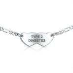 Dainty Heart Shape Red Medical Identification Blank ID Bracelet .925 Sterling Silver Wrist 6 -7 Inch - Image 15