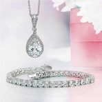 Classic 10CT CZ Solitaire Tennis Bracelet Cubic Zirconia .925 Sterling Silver 7 Inch - Image 9