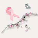 Pink White Prima Ballerina Charm Bead Sterling Silver for European Bracelet - Image 4