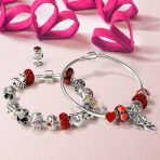 Sommelier Red Wine Glass Charm Bead with Cubic Zirconia for European Bracelet - Image 4