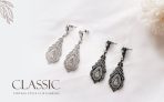 Art Deco Style Cubic Zirconia Leaf Shape Teardrop Statement CZ Chandelier Clip On Earrings - Image 10