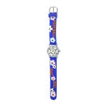 Children Watch 3D Skater Racer Sports Wristwatch with Silicone Band White Dial - Image 2
