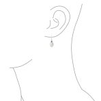 Bali Green Jade Oval Gemstone Drop Earrings .925Sterling Silver - Image 6