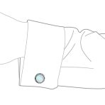 Classic Round Black Onyx Shirt Cufflinks for Men - Sterling Silver Bullet Hinge - Image 7