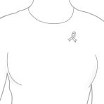 Open Heart Enamel Crystal Brooche Pin for Awareness Ribbons Silver Gold Plated - Image 9