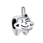 Oxidized .925 Sterling Silver Tooth Fairy Dentist Charm Bead European Bracelet