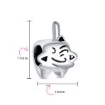 Oxidized .925 Sterling Silver Tooth Fairy Dentist Charm Bead European Bracelet - Image 4