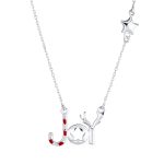 Winter Holiday Pendant Necklace Red Green Enamel Peppermint Candy Cane Star JOY