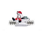 Christmas Charm Bead Santa Hat & Sled Sterling Silver for European Bracelet - Image 3